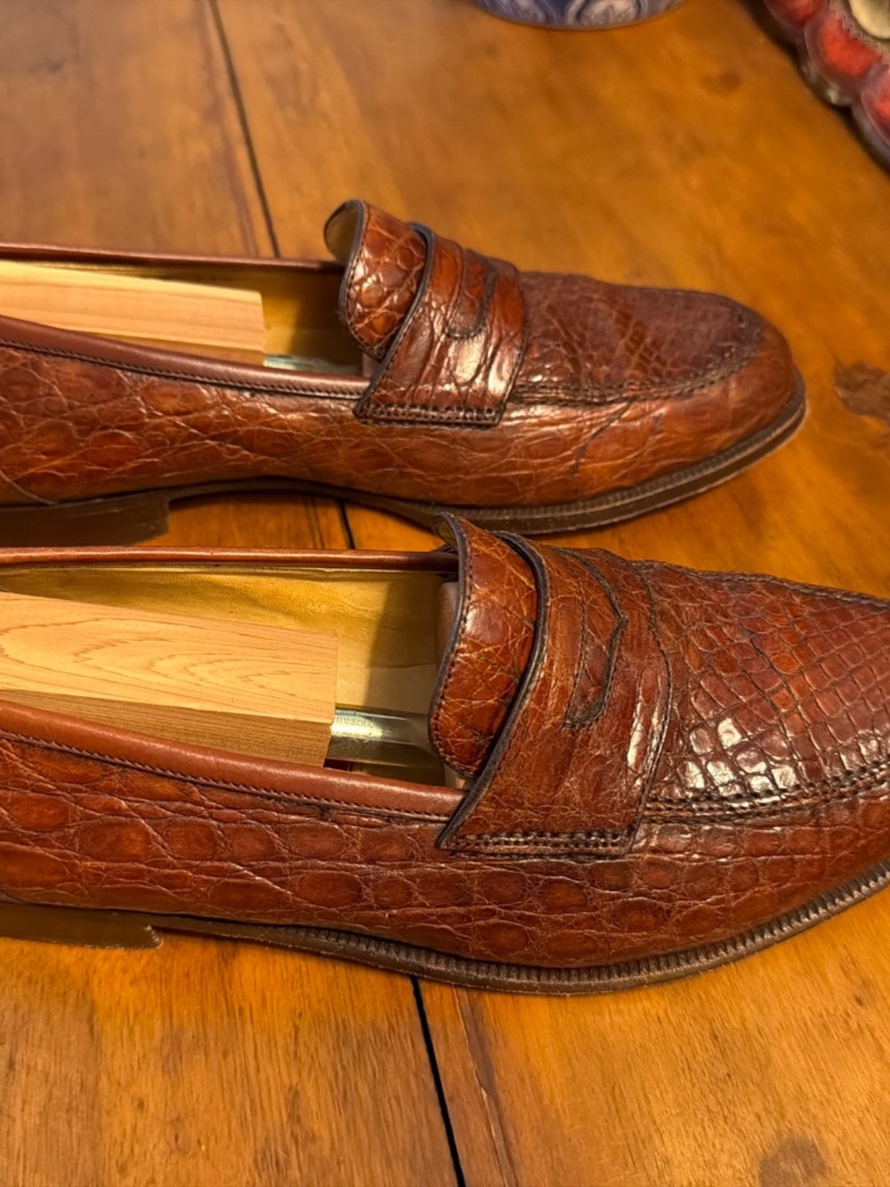 Cole Haan Alligator Loafers 8D